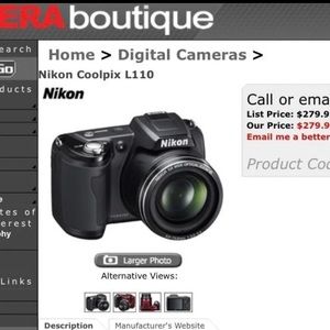 Nikon CoolPix L110 Digital Camera